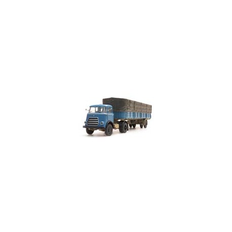 ARTITEC  Tracteur Daf avec plateau semi-porté bâché