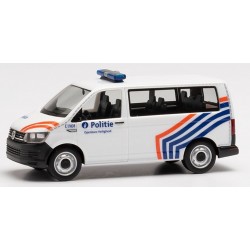 HERPA H0  EXCLUSIVE SERIES VW Kombi T6 de la Police fédérale belge