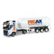 HERPA H0  VOLVO FH GL. SILO vrac sur semi-remorque "REAX"