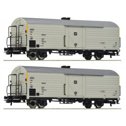 ROCO H0 Coffret de deux wagons tombereaux de la SNCB