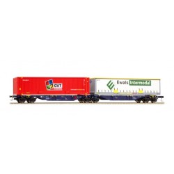 MEHANO Wagon porte container SGGMRSS 90 SNCB